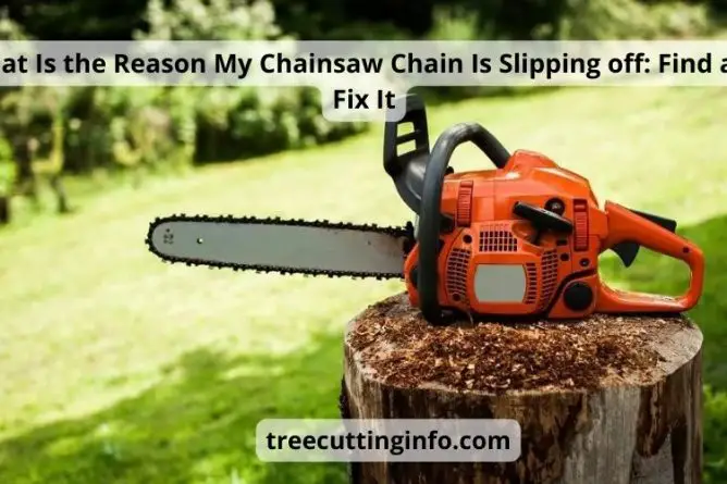 What Is The Reason My Chainsaw Chain Is Slipping Off: 4 why
